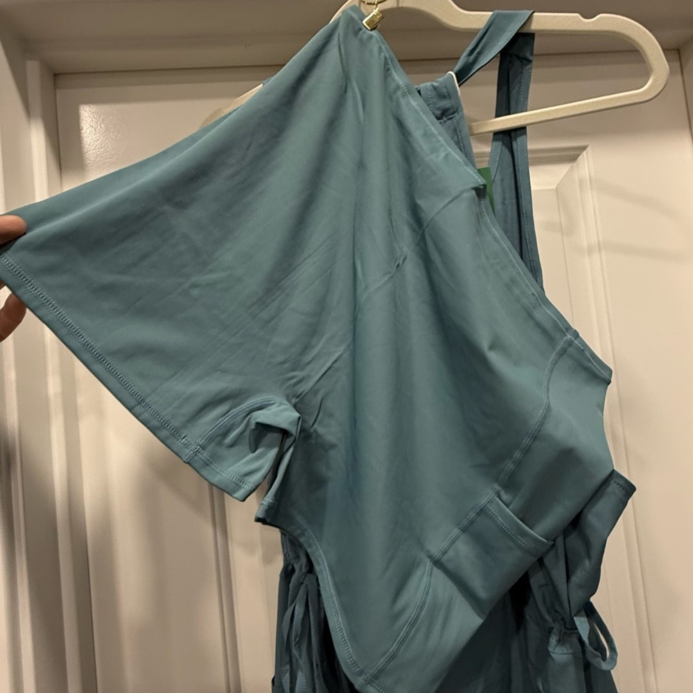 Halara 2 pcs Blue Sleeveless Dress w/ shorts - Picture 4 of 6